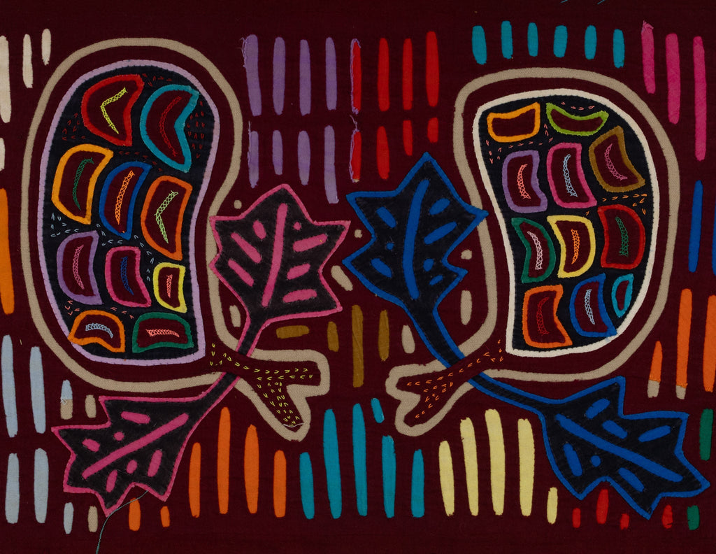 Traditional Multi-Color Autumn Leaf Mola