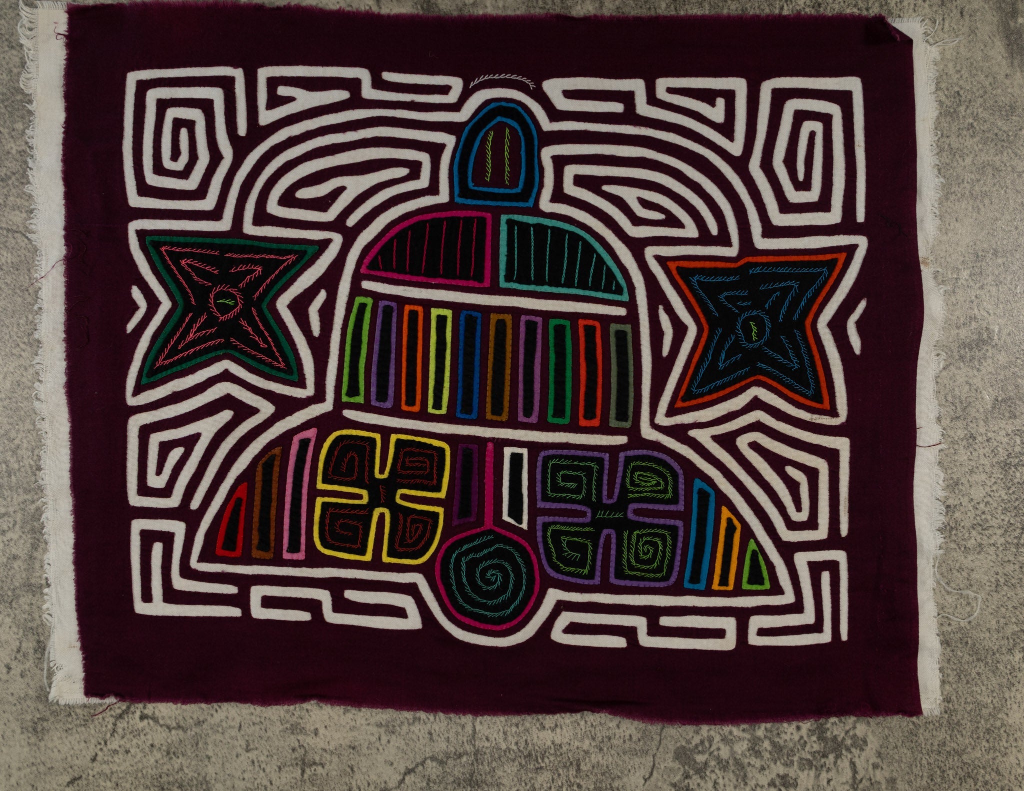 Maroon And White Christmas Church Bell Mola