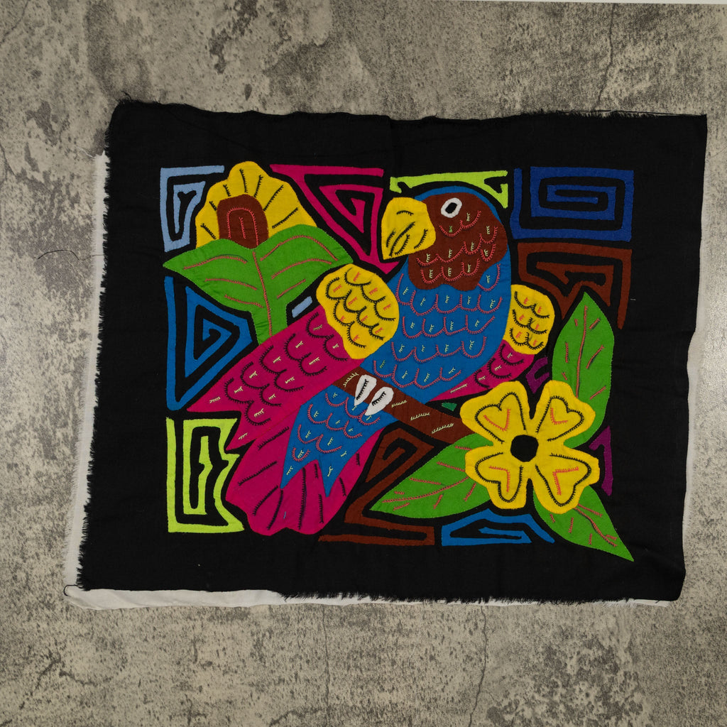 Fantasy Red Blue And Yellow Parrot Bird Mola