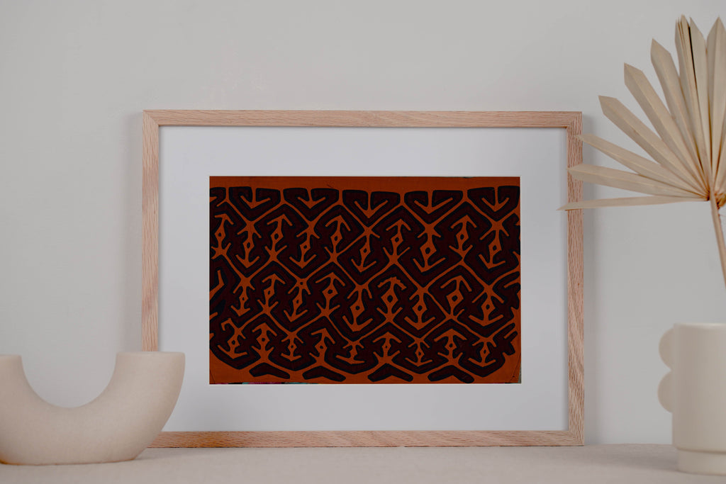 Classic Design Orange Former Blouse Mola