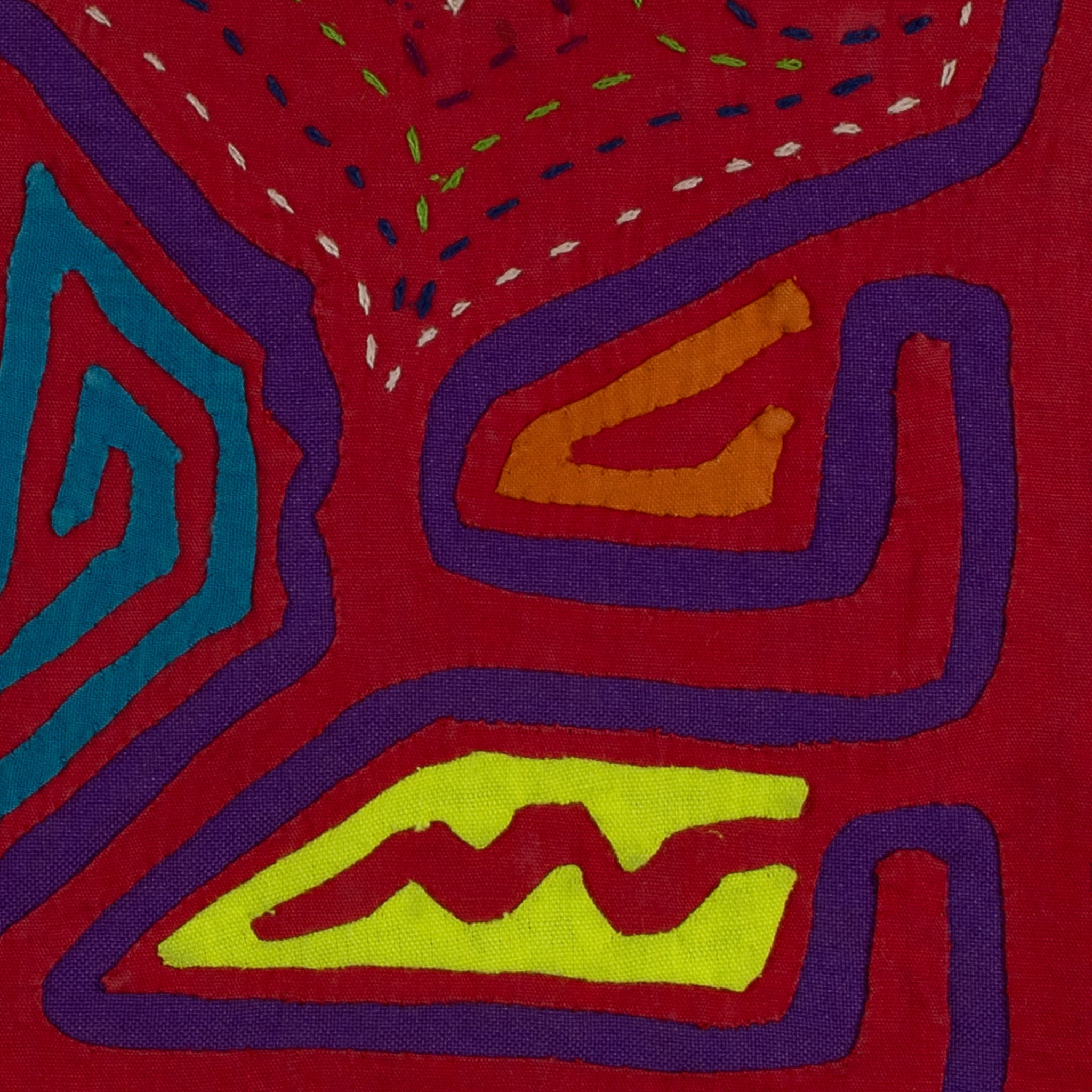 Vintage Red Speaking Out Of Both sides Of Mouth Mola