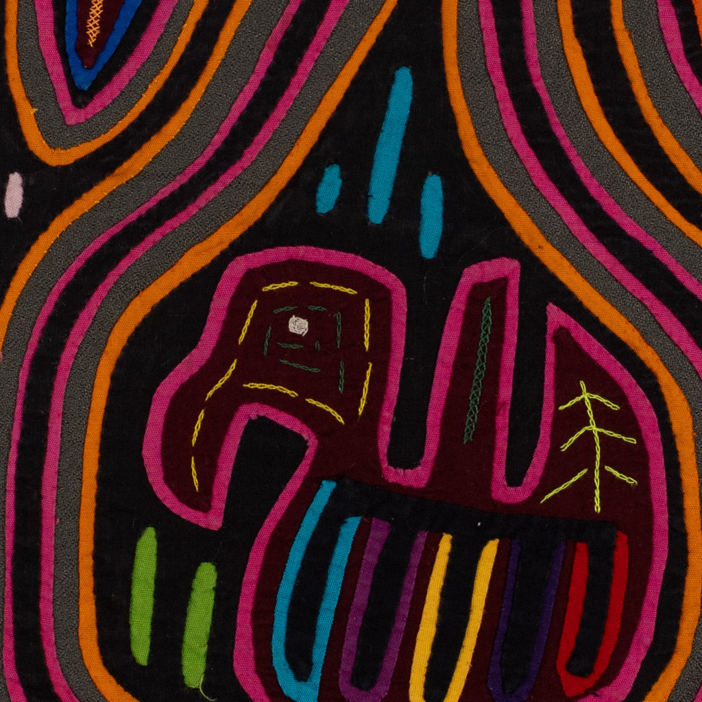 Purple Orange And Black Duck In Jug Mola