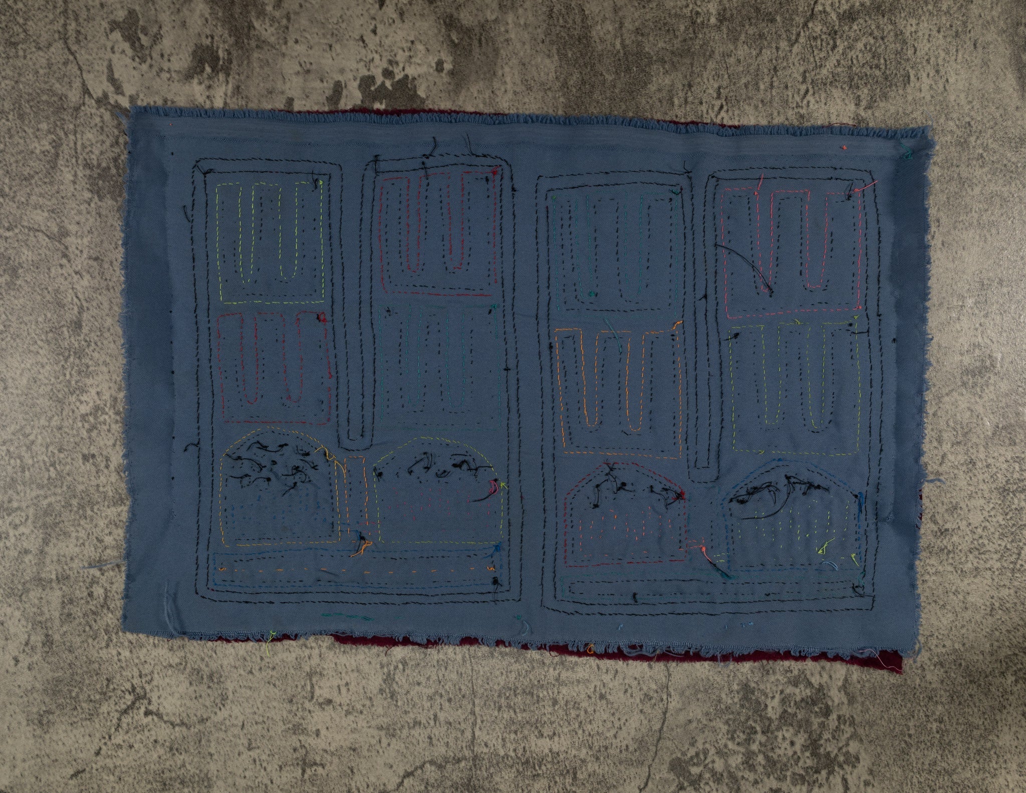 Classic Multi-Color Ratty Rag Pant Mola