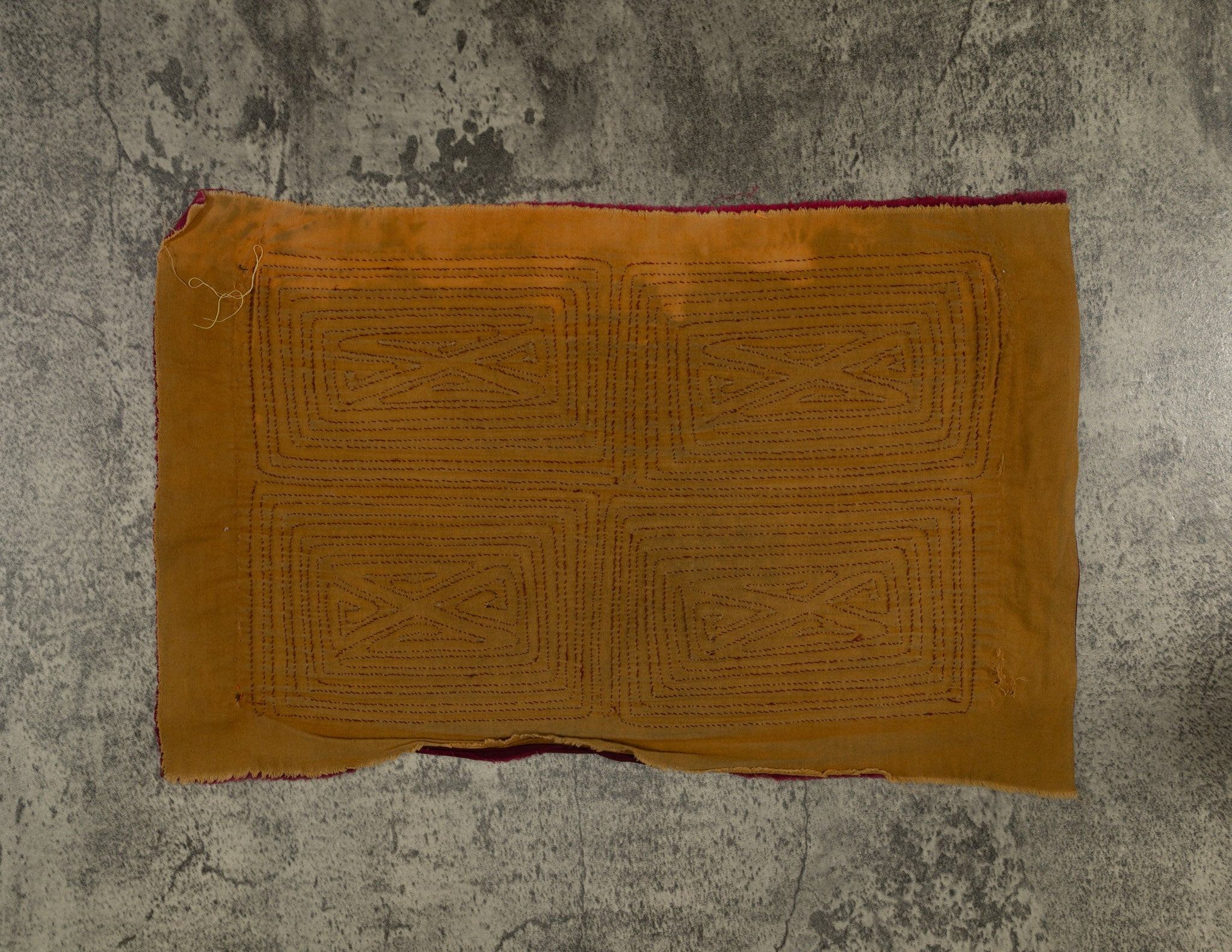 Vintage Burgundy And Brown Classic Design Mola