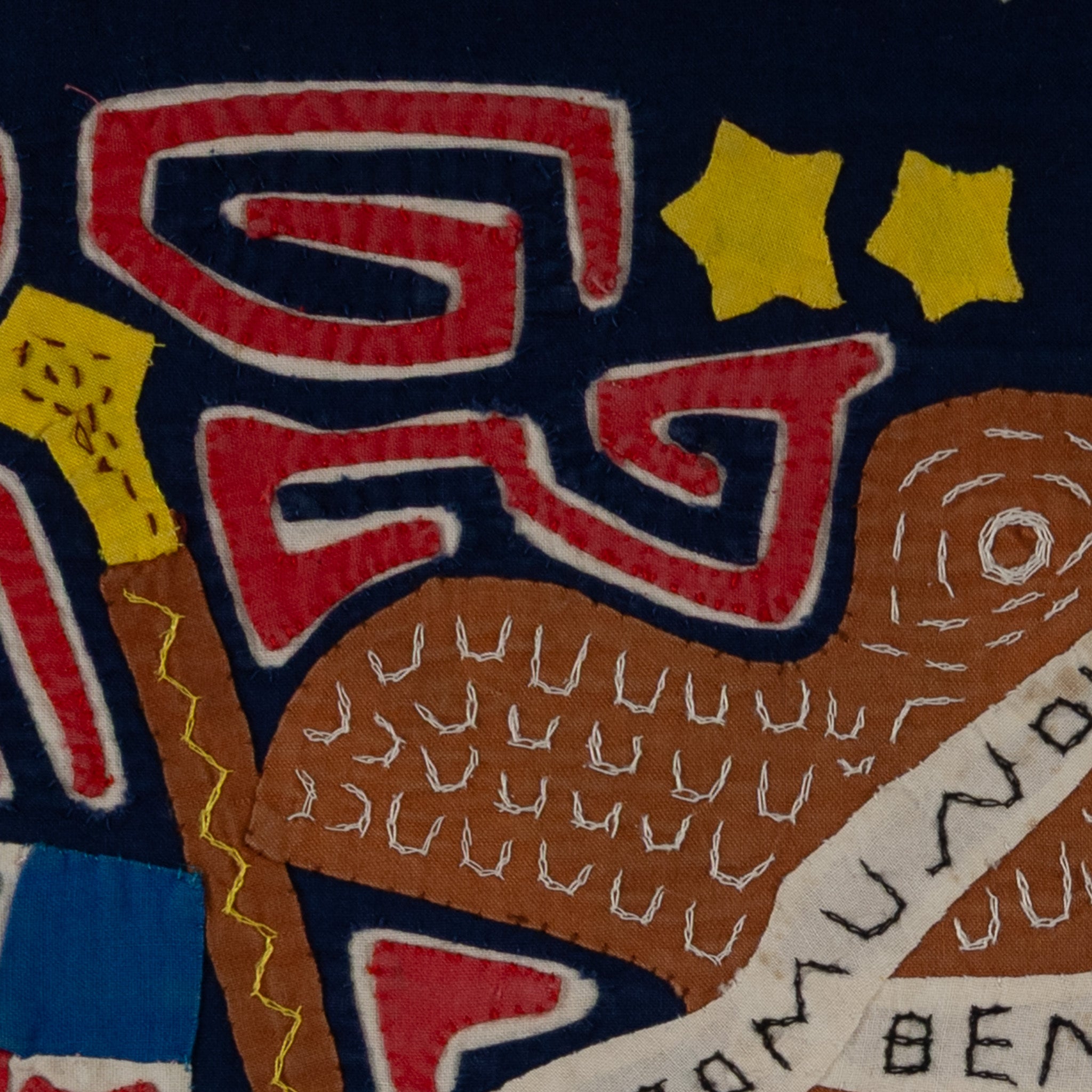 Vintage Red White And Blue Patriotic Flag Mola
