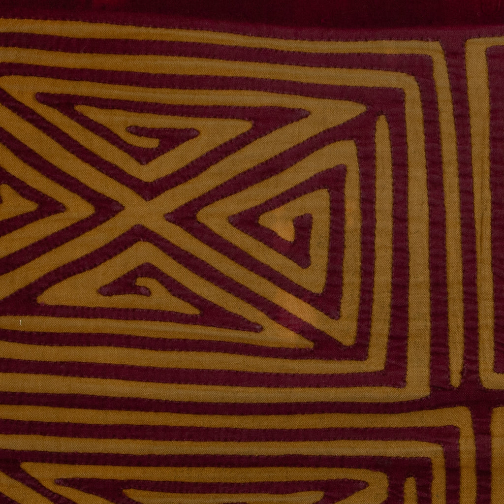 Vintage Burgundy And Brown Classic Design Mola