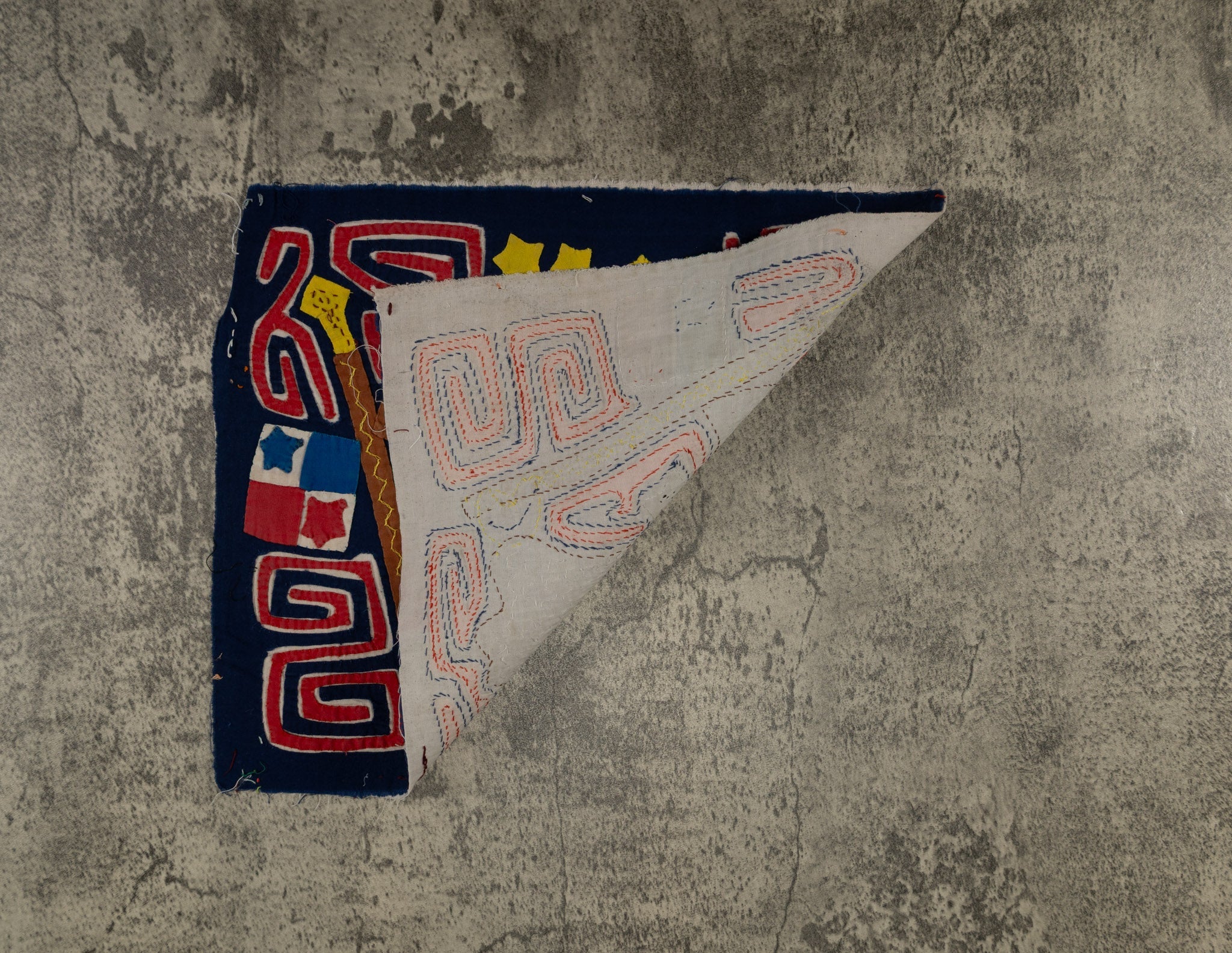 Vintage Red White And Blue Patriotic Flag Mola