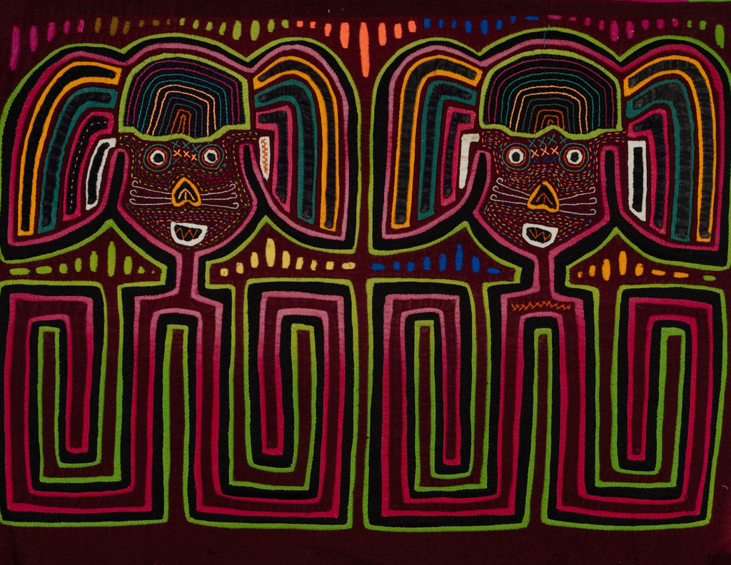 Traditional Multi-Color Twin Sister Mola