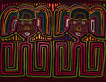 Traditional Multi-Color Twin Sister Mola