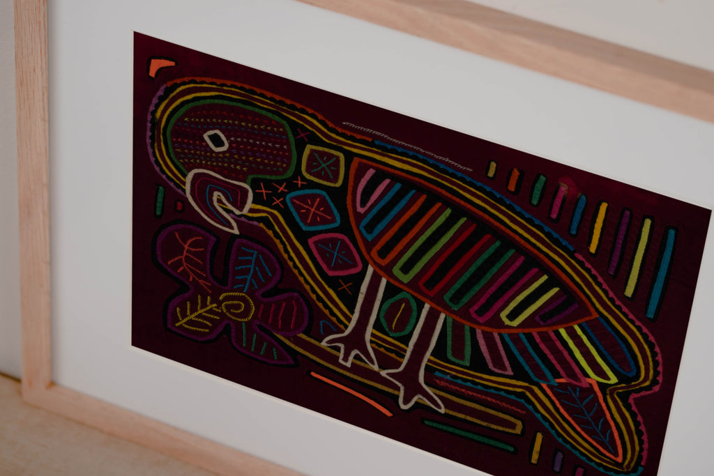 Traditional Multi-Color Parrot Bird Mola