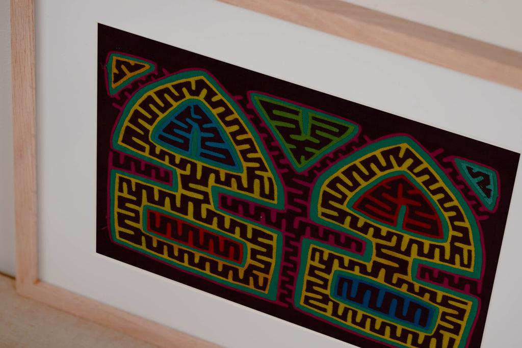 Burgundy And Yellow Arrowhead Mola