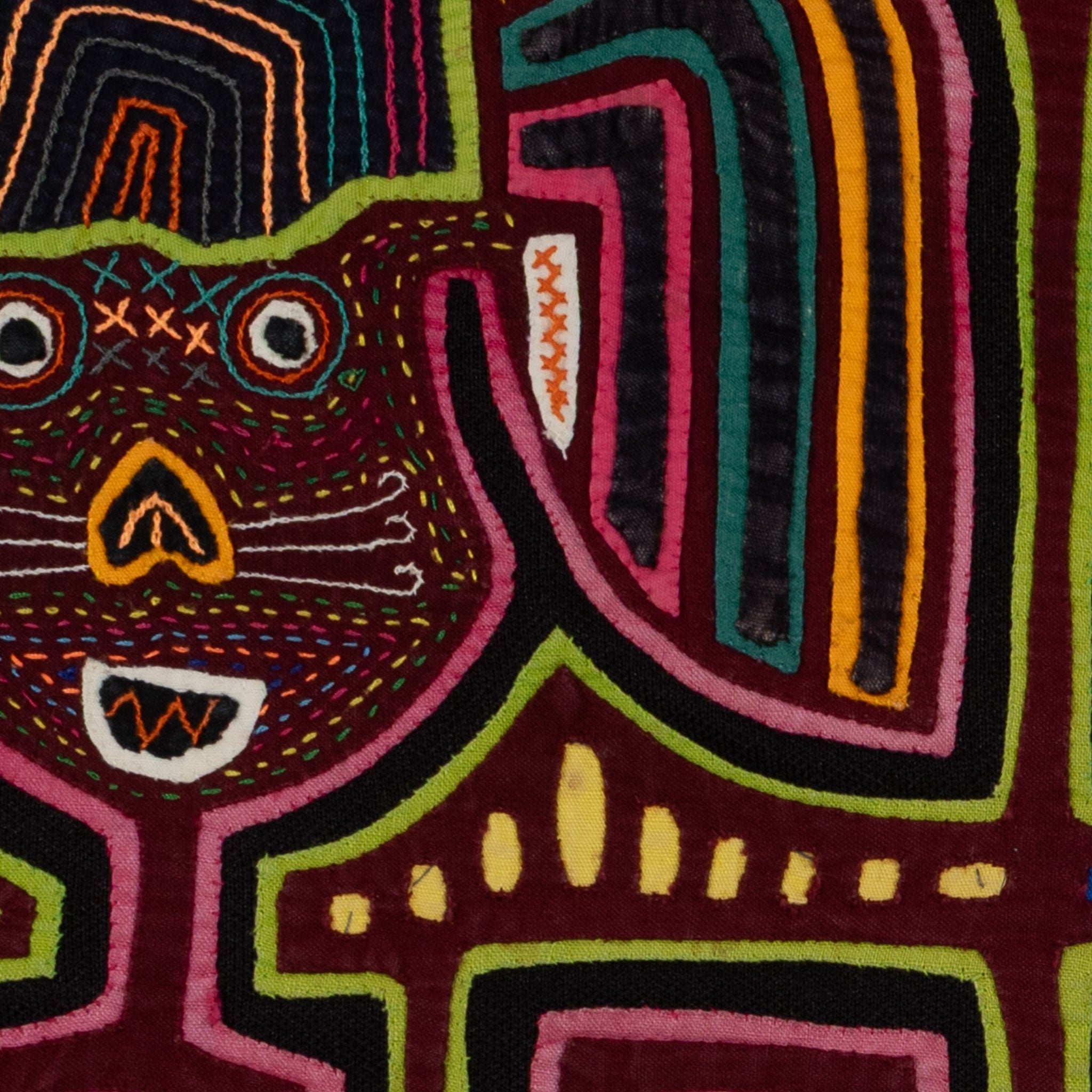 Traditional Multi-Color Twin Sister Mola