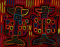 Vintage Weird Totem Pole Mola