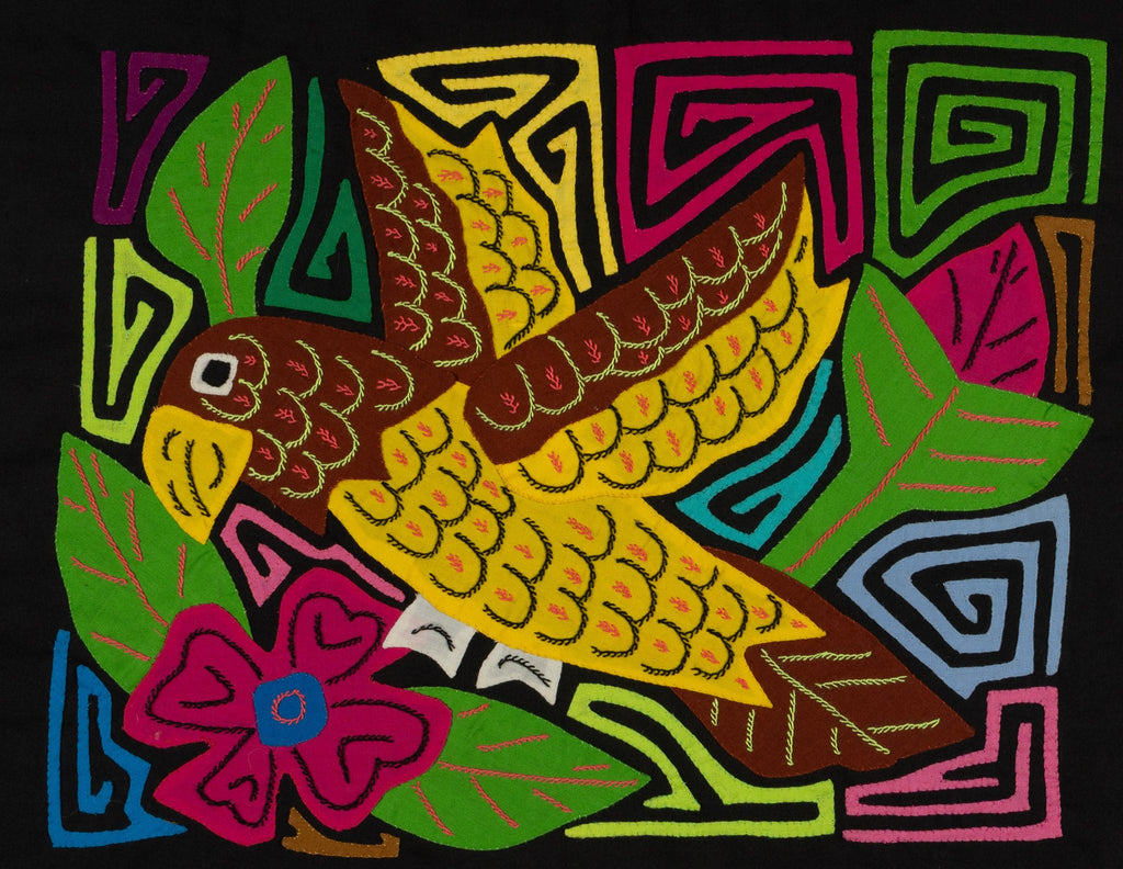 Fantasy Brown And Yellow Parrot Bird Mola