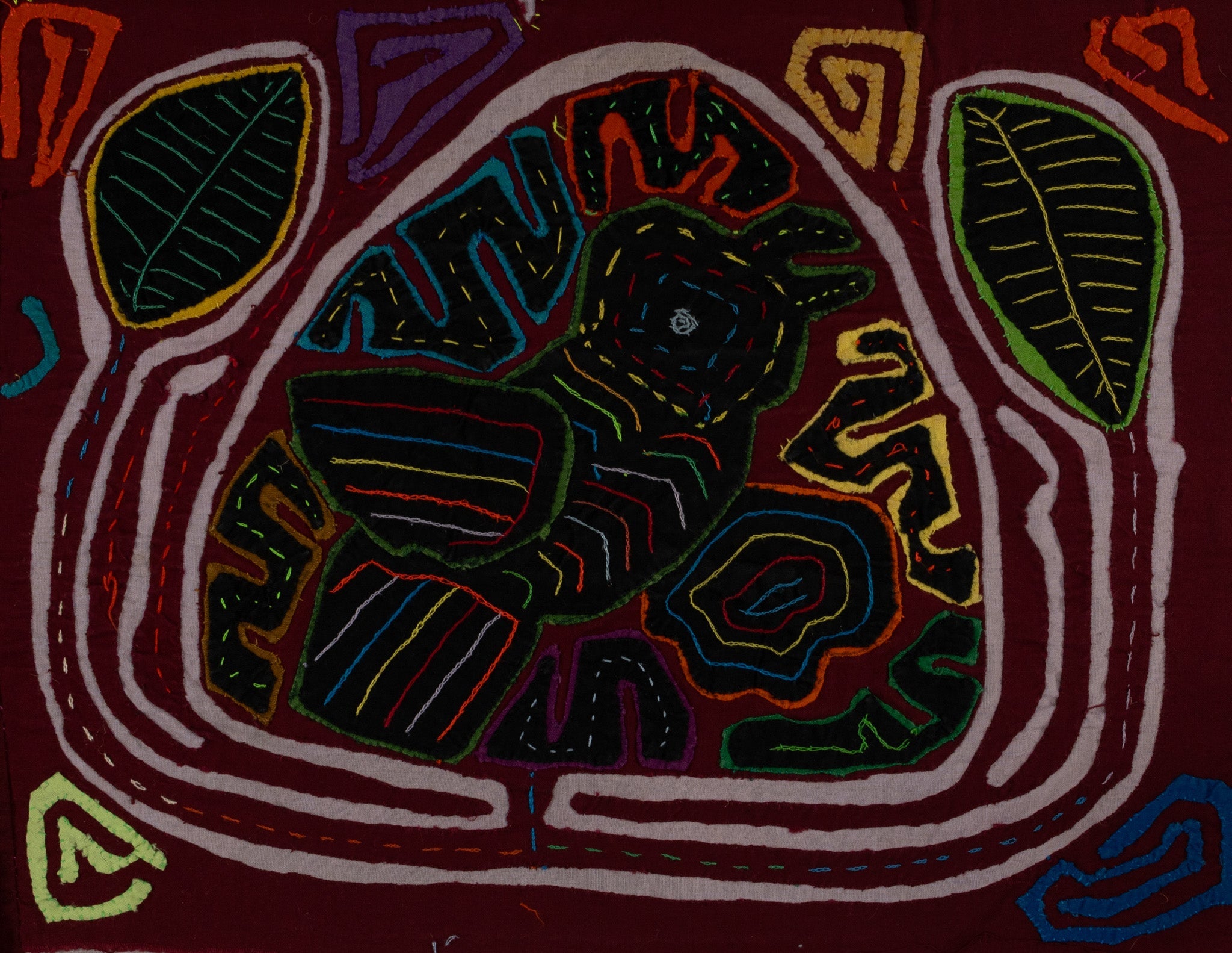 Traditional Burgundy Song Bird Mola