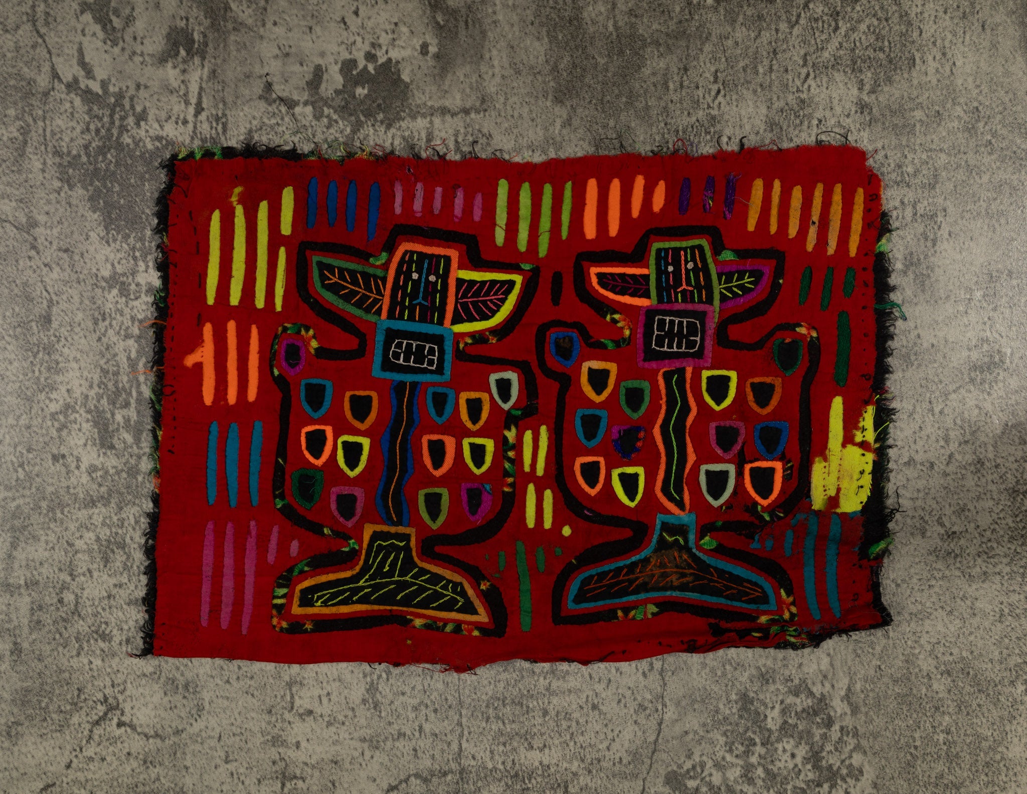 Vintage Weird Totem Pole Mola