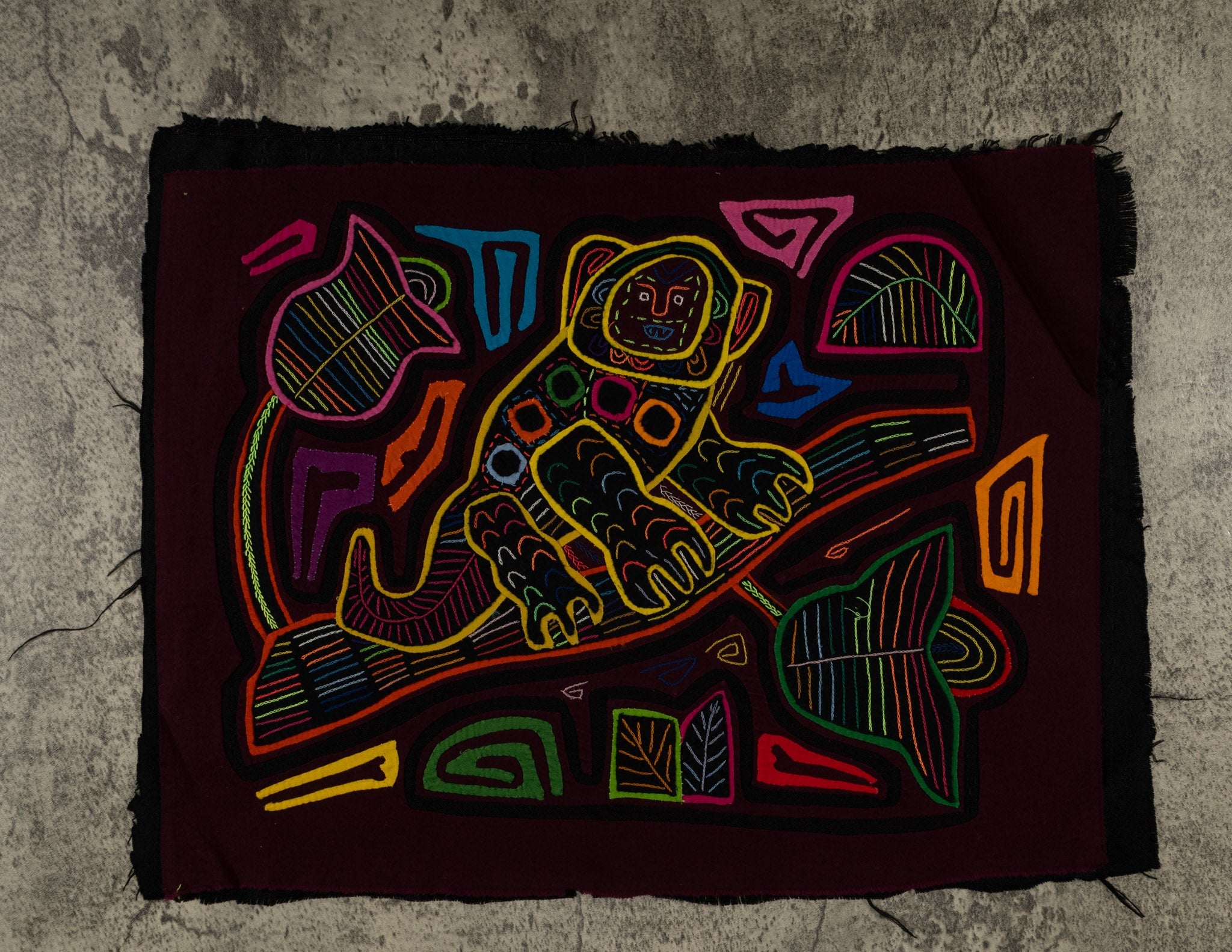 Burgundy And Pink Monkey Ape Of The Jungle Mola