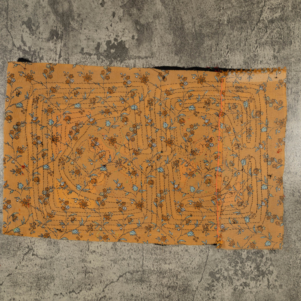 Vintage Black And Gold Floral Background Mola