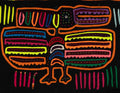 Traditional Black And Orange Thunderbird Mola