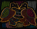 Black And Maroon Rainforest Bird Critters Mola