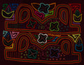Classic Rainbow Colors Fantasy Garden Mola