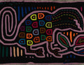 Classic Black And Purple Nutcracker Critter Mola