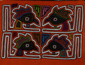 Classic Orange And White Bird Head Mola