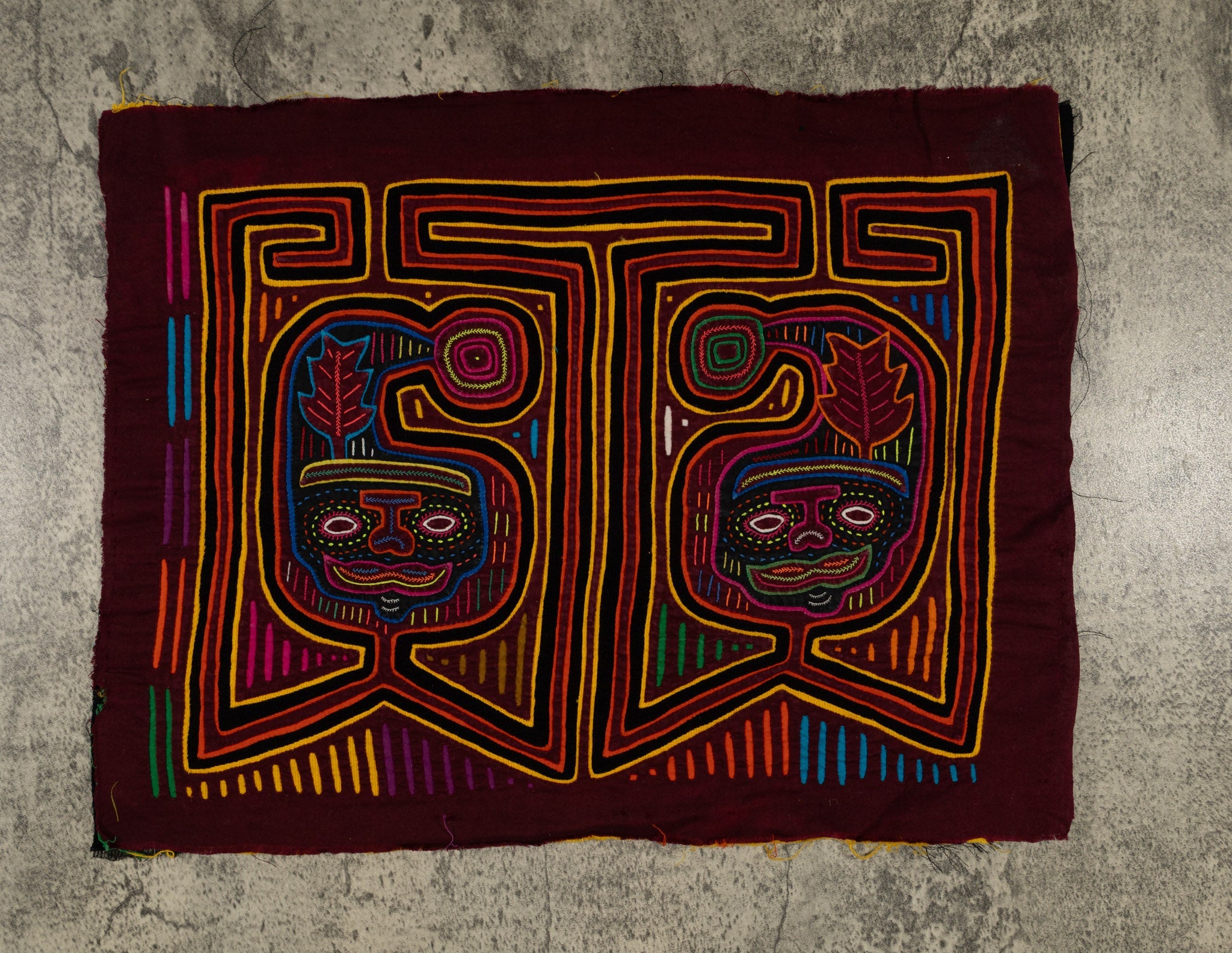 Traditional Orange Red And Yellow Santa Elf Mola