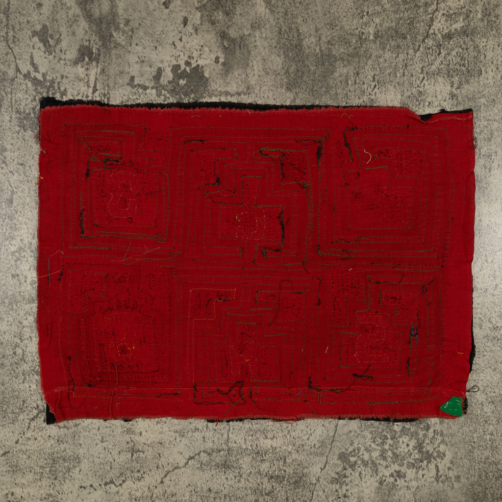 Traditional Black And Red Classic Design Mola