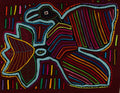 Traditional Magnificent Multi-Color Bird Mola
