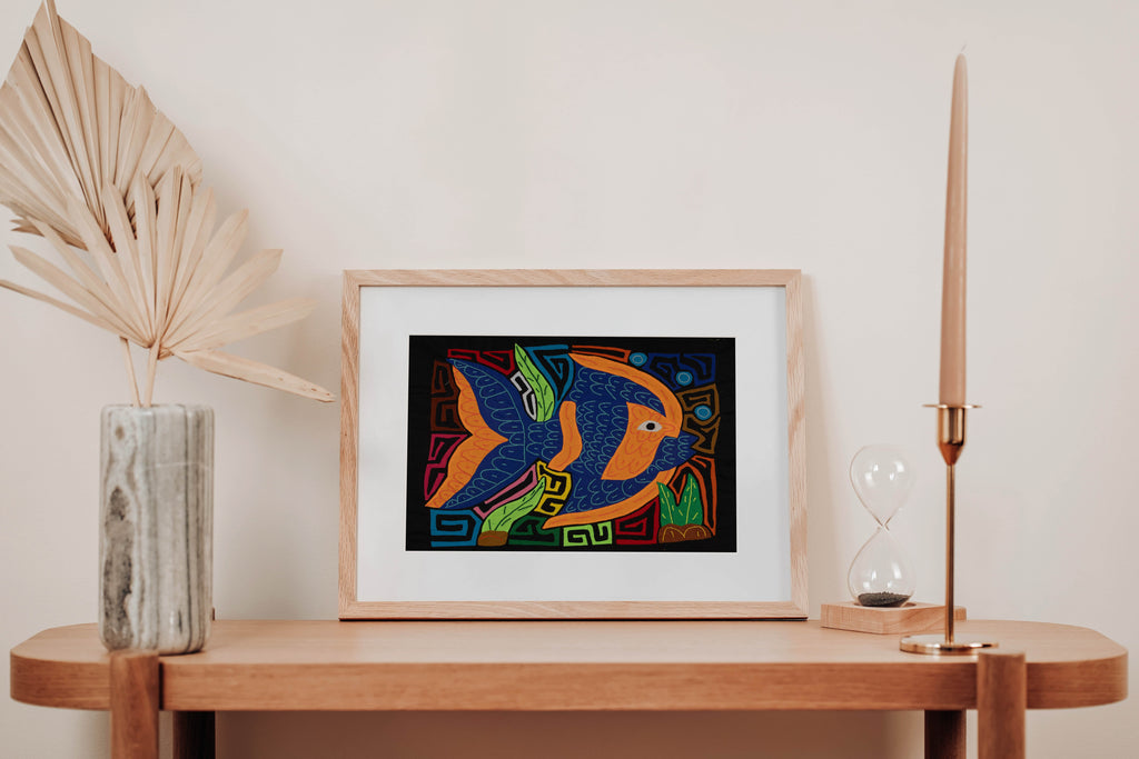 Fantasy Orange And Blue Angel Fish Mola