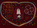 Traditional Kuna Woman Full OF Love Mola
