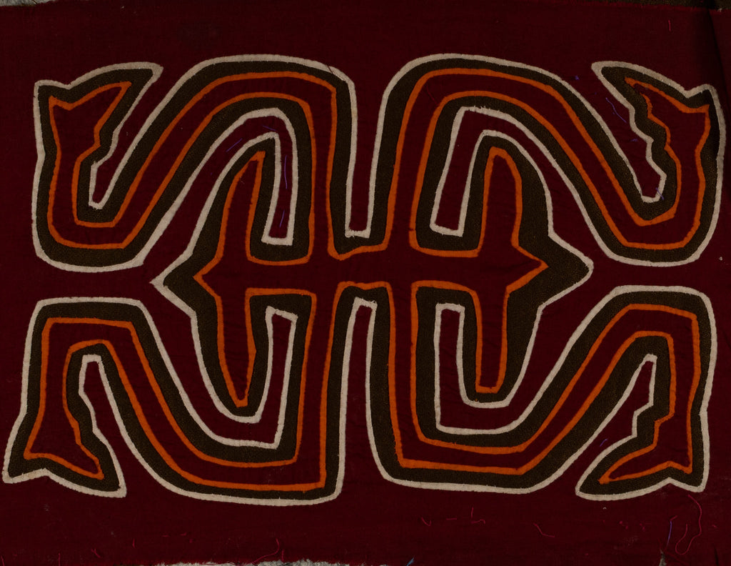 Maroon Classic Design Mola