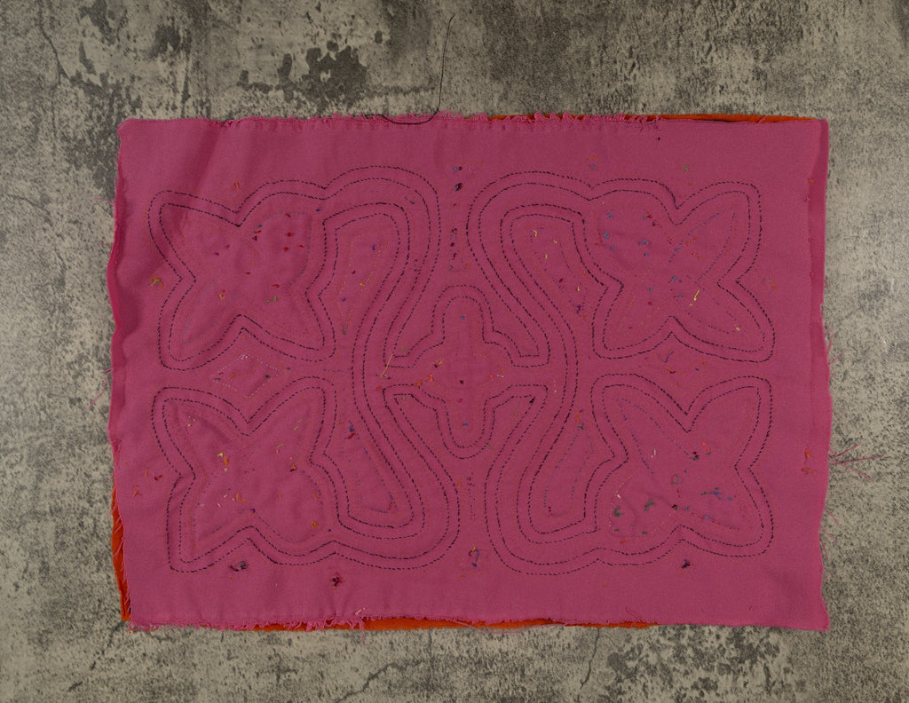 Orange And Pink Floral Flower Mola