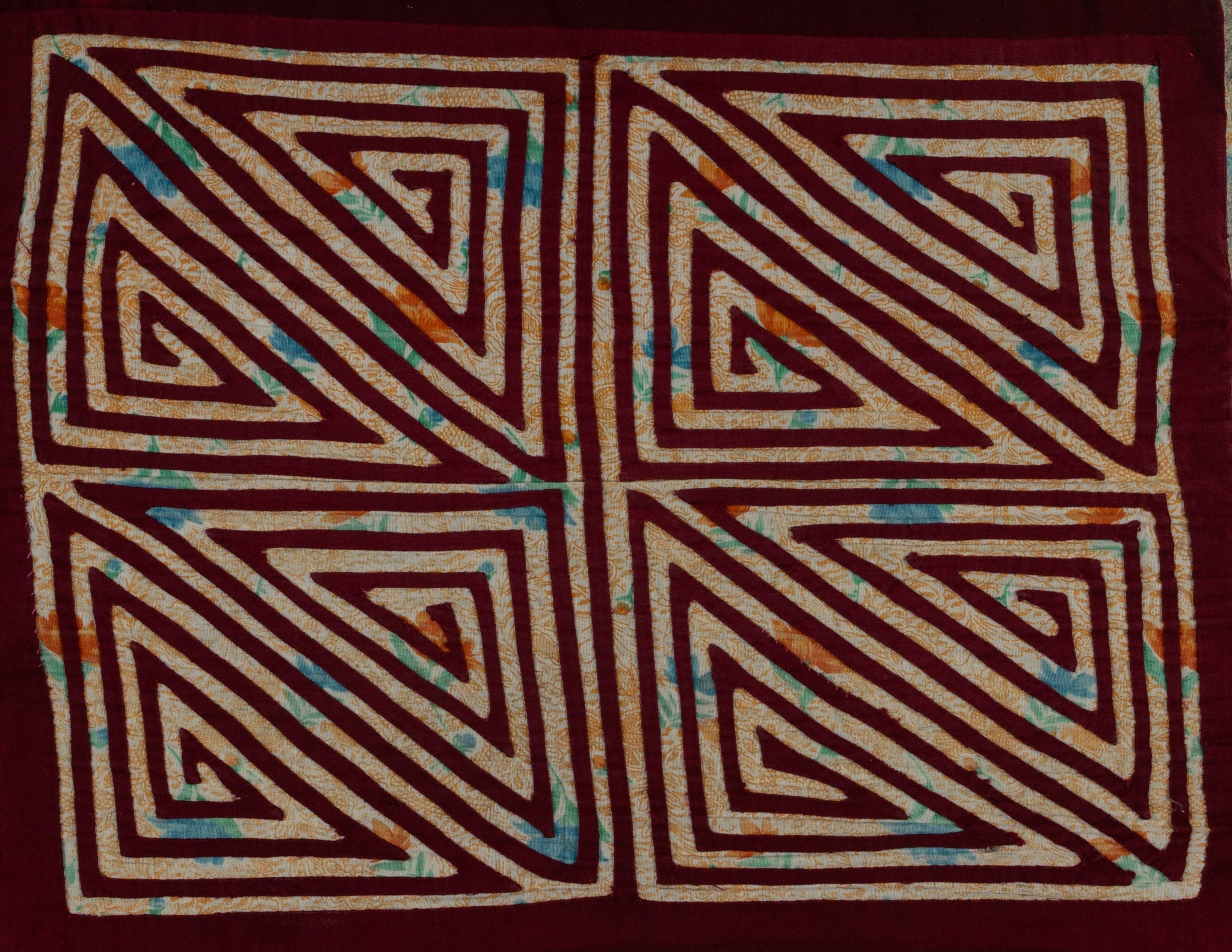 Vintage Background Material ZigZag Mola