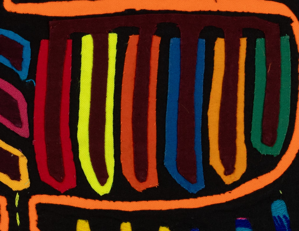 Traditional Black And Orange Thunderbird Mola