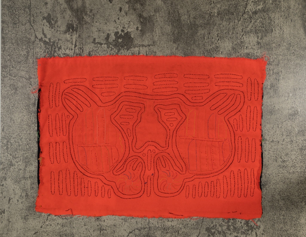 Classic Black And Neon Orange Bird Mola