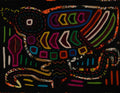 Vintage Rainbow Fancy Bird Mola
