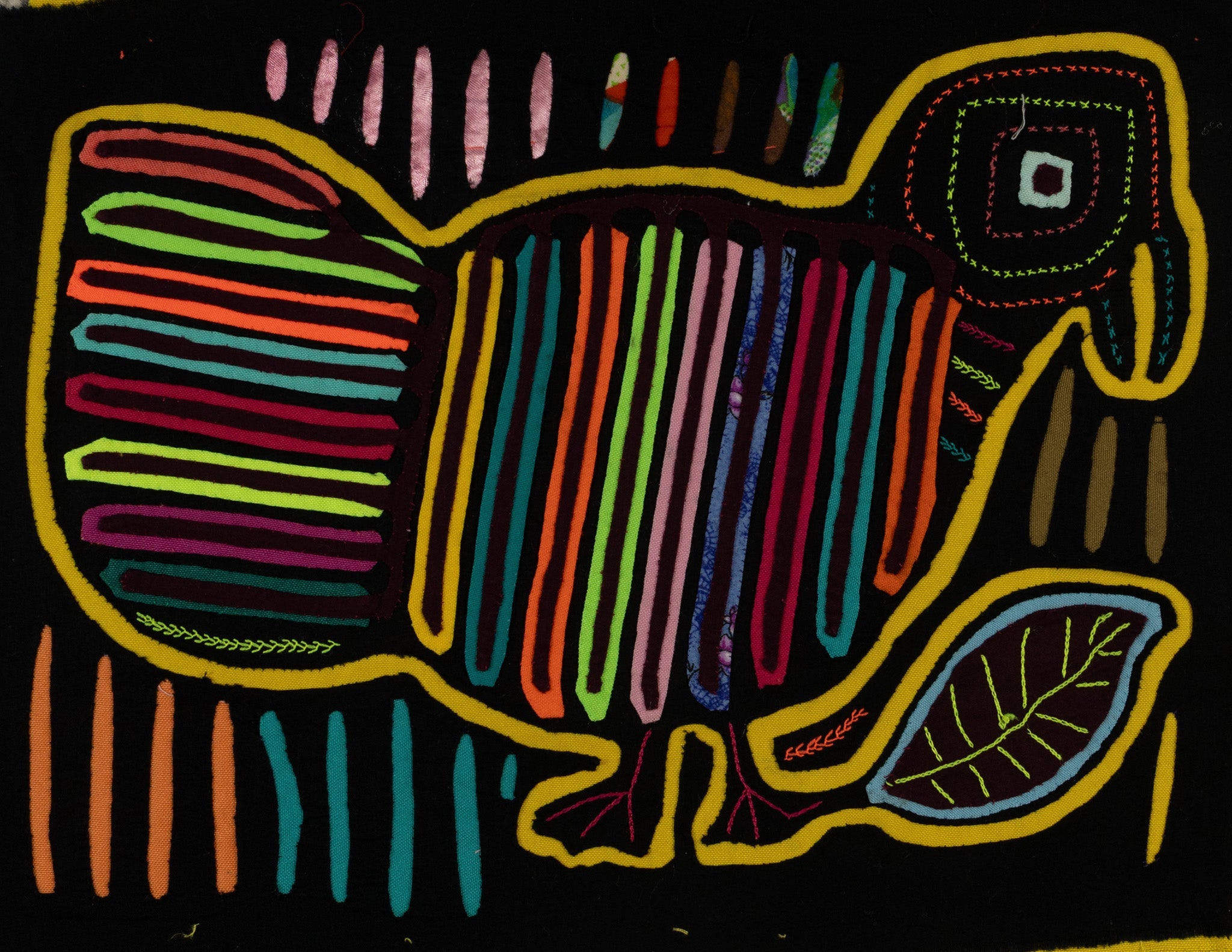 Rainbow Colors Partridge Jungle Bird Mola