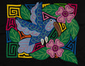Fantasy Blue Gray And Pink Hummingbird Mola