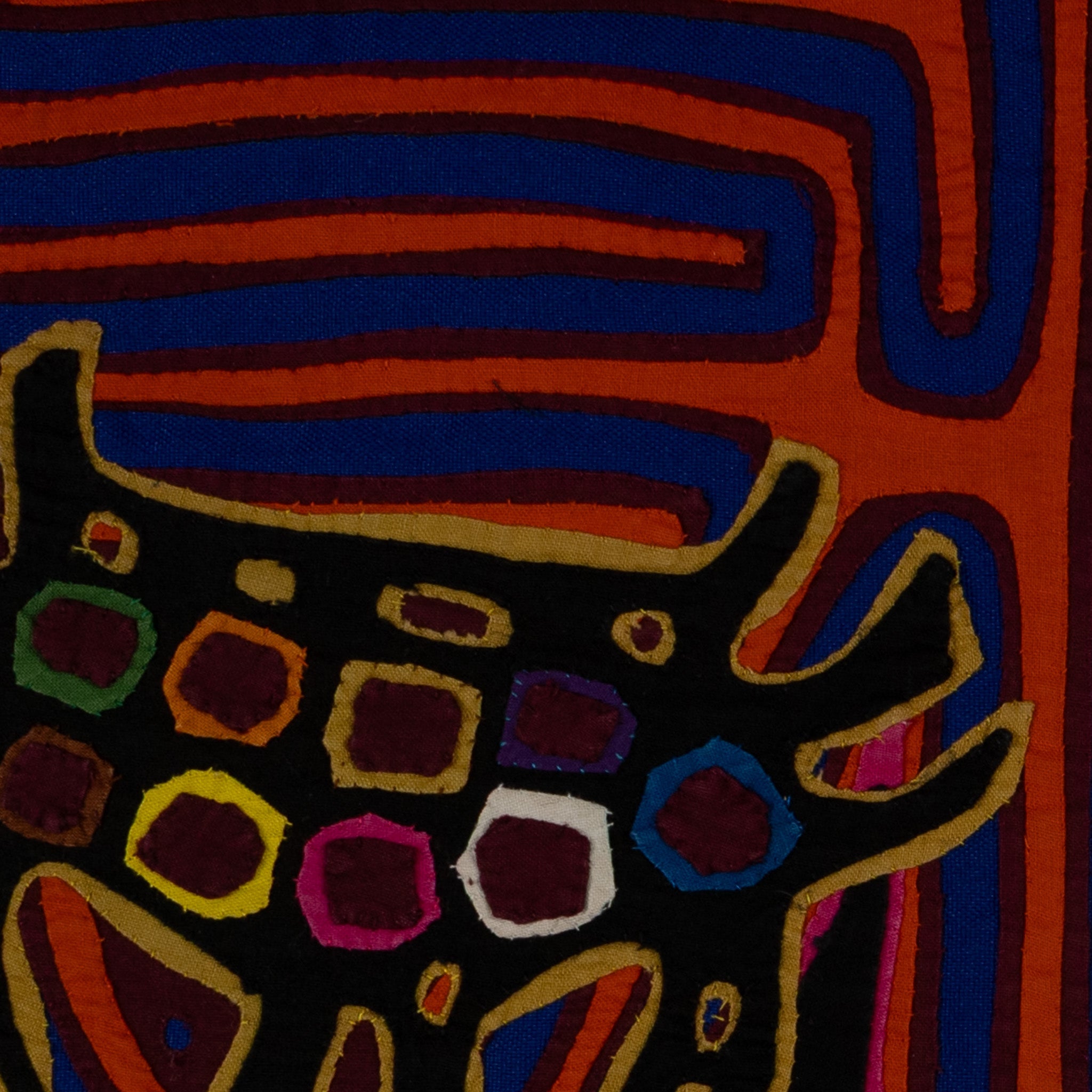 Traditional Orange And Blue Weird Crab Mola