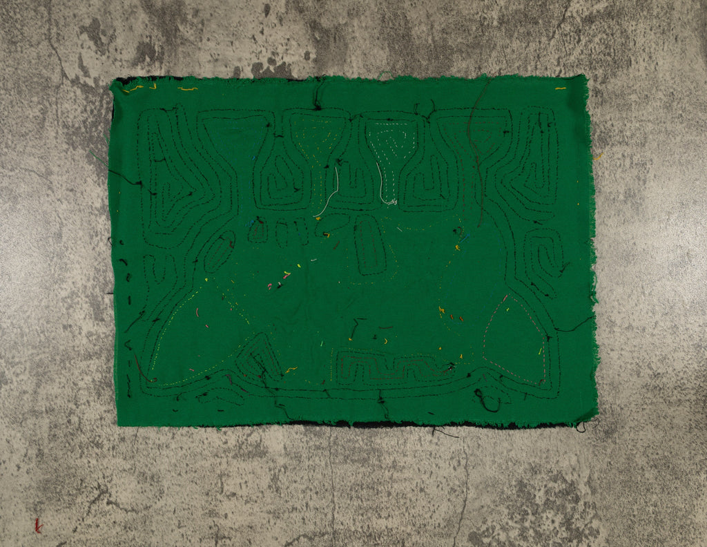 Traditional Green And Burgundy Fish Mola