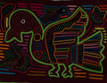Classic Burgundy And Green Duck Mola
