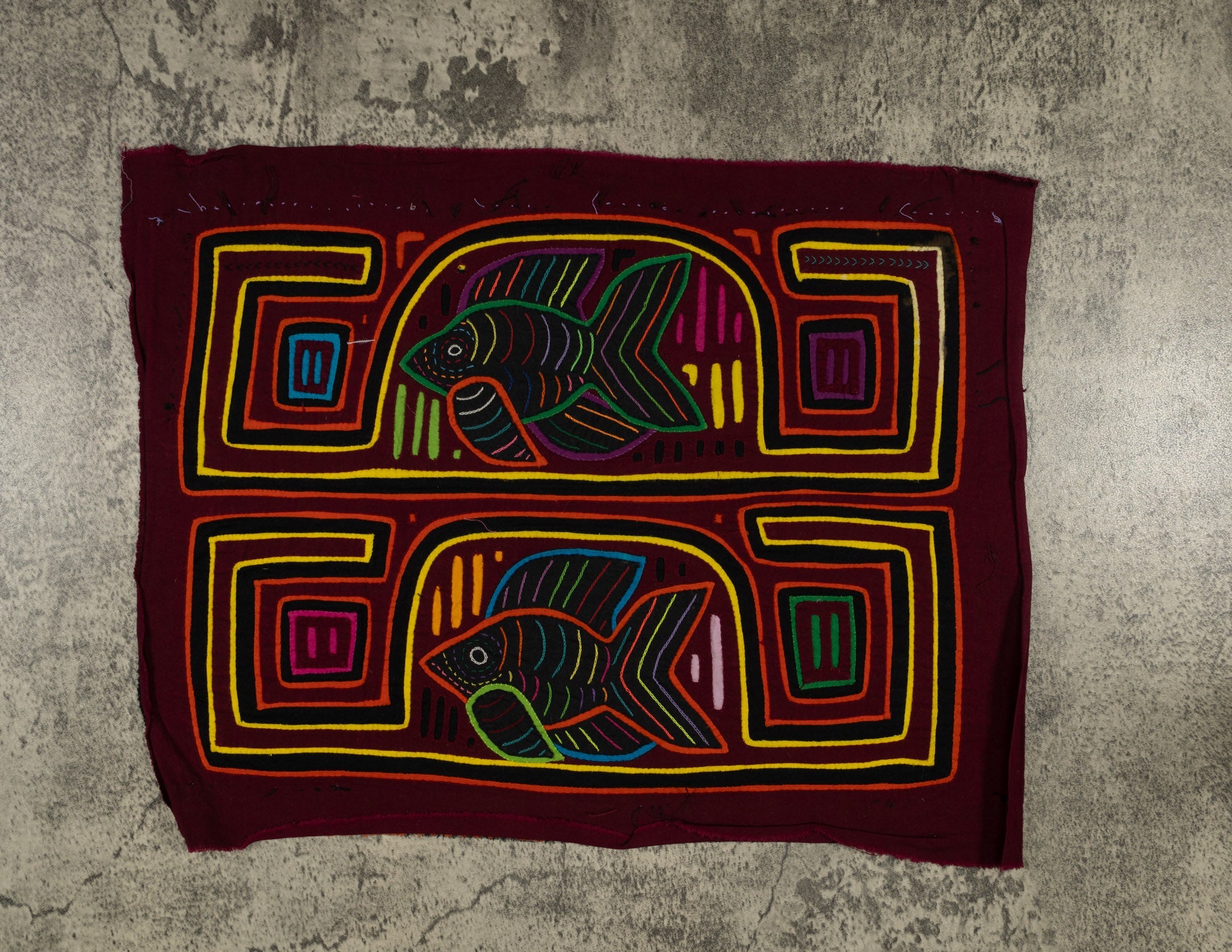 Traditional Red And Yellow Tropical Fish Mola
