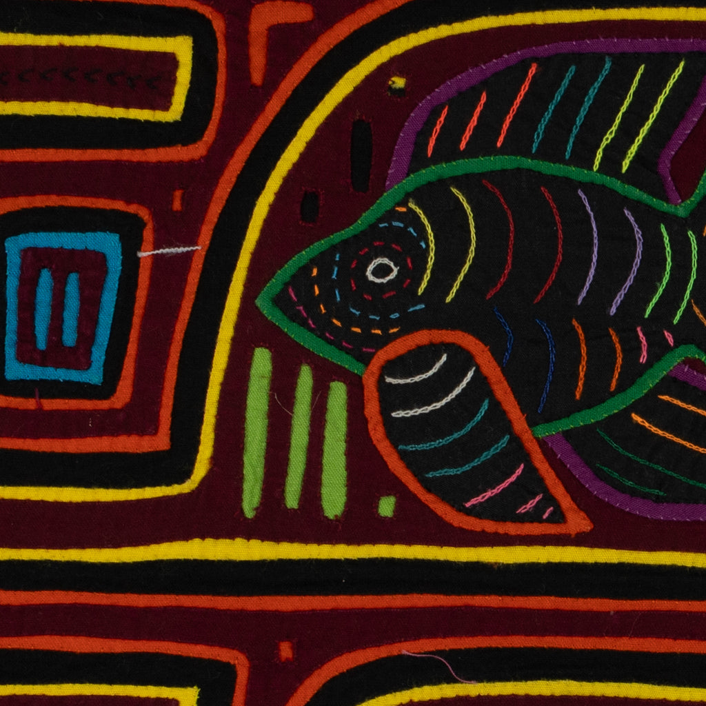 Traditional Red And Yellow Tropical Fish Mola