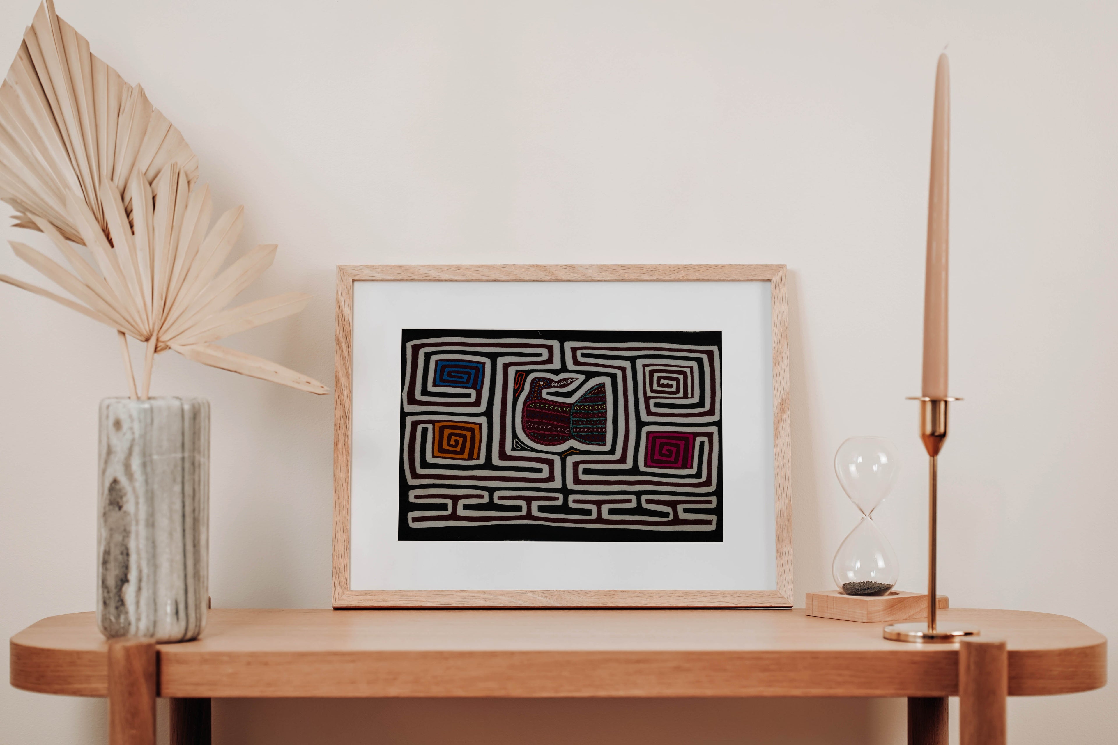 Classic Black And White Fancy Birdcage Mola
