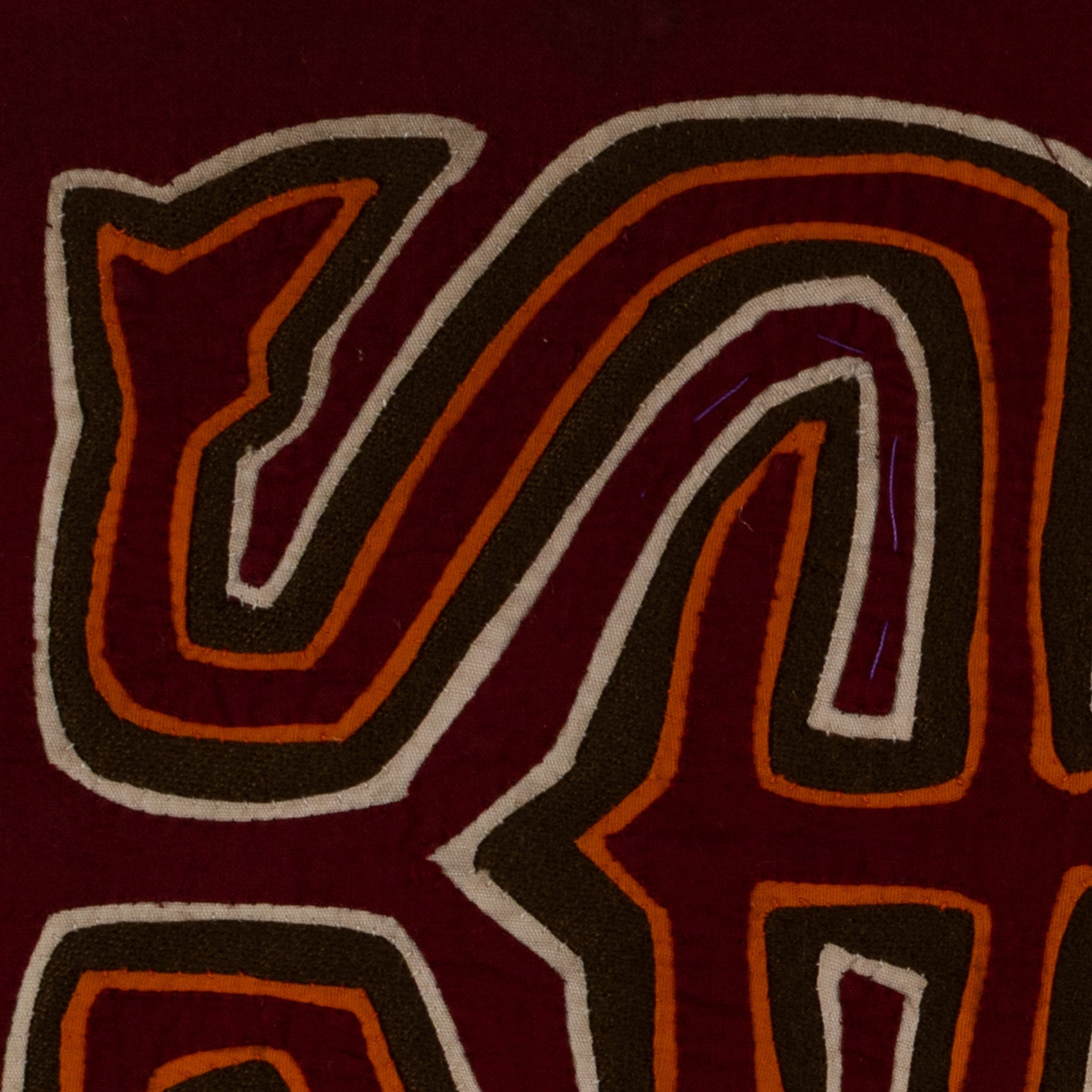 Maroon Classic Design Mola