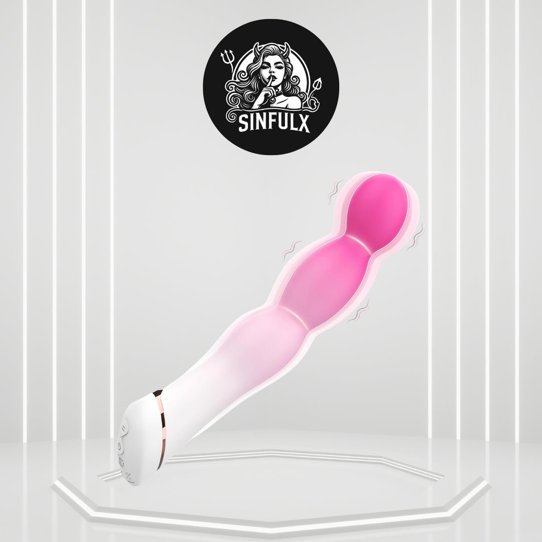 PulseWave Vibrating Anal Beads Wand