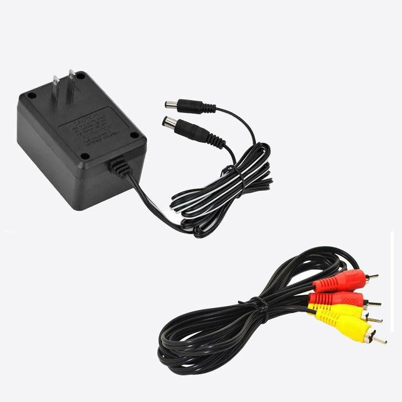 Paquete de cables A/V y de alimentación compatible con Nintendo NES