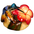 Hummingbird With Flower Tagua Nut Carving